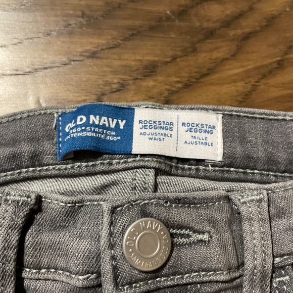 New Old Navy kids Rockstar skinny jeans grey 5T - Picture 3 of 10